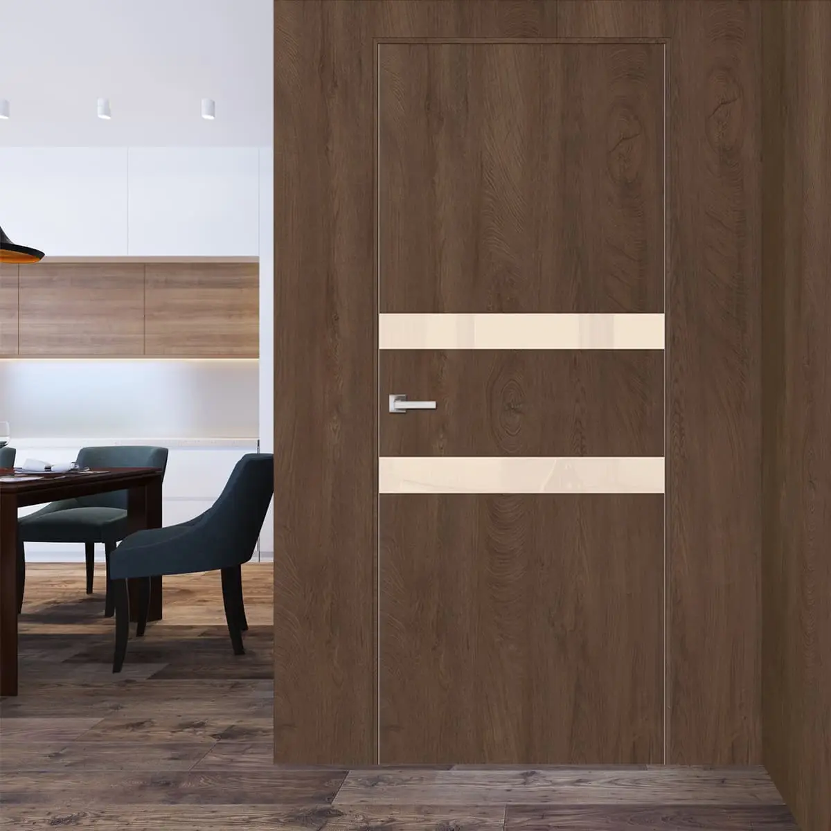 Межкомнатная дверь « Aluminium-A6»