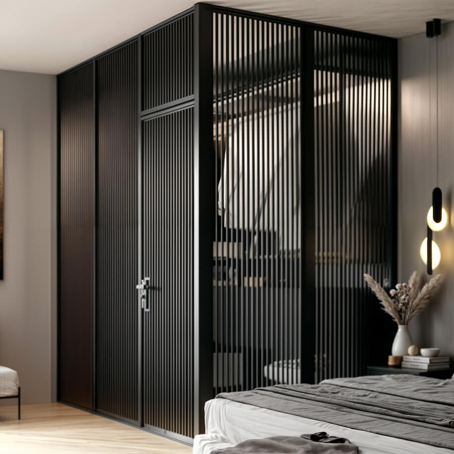 Воздушный интерьер с алюминиевыми системами Proxima