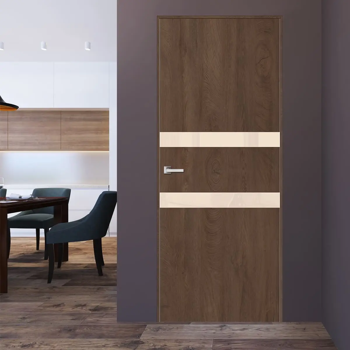 Межкомнатная дверь « Aluminium-A6»